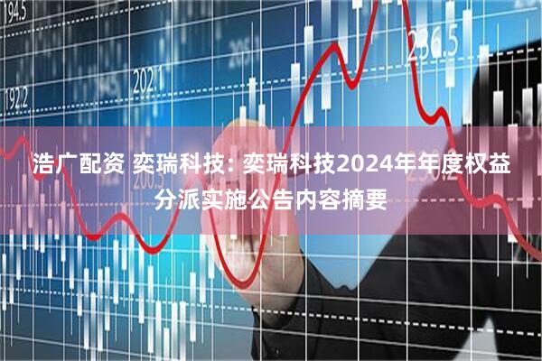 浩广配资 奕瑞科技: 奕瑞科技2024年年度权益分派实施公告内容摘要