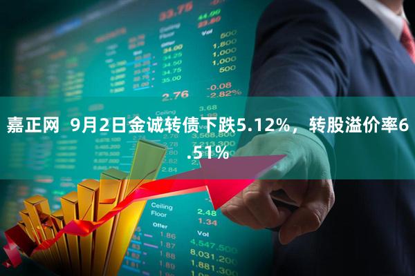 嘉正网  9月2日金诚转债下跌5.12%，转股溢价率6.51%